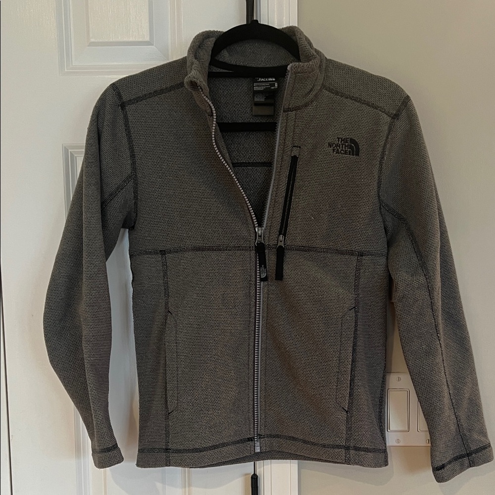 The North Face Charcoal Full-Zip Fleece Jacket
